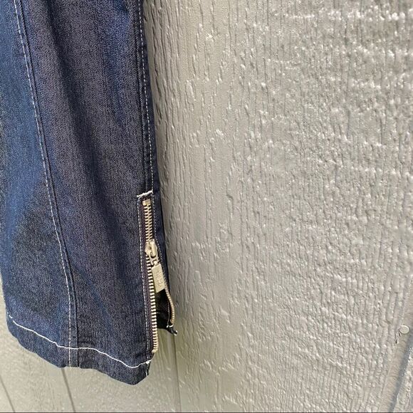 Bob Mackie Wearable Art Pantsuit Jean Jacket - Picture 14 of 16